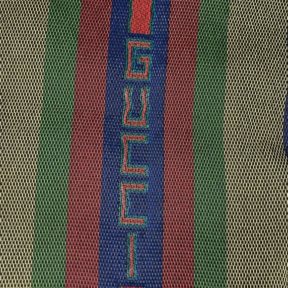 Preloved Gucci woven rubber tote bag excellent condition 16”X17” every day use - Picture 5 of 12